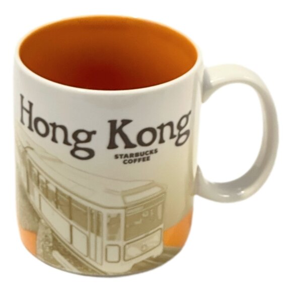 Starbucks Mug Hong Kong 16 Fl Oz 2010 Collector Series Ceramic - Picture 1 of 7